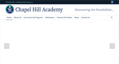 Desktop Screenshot of chapelhillacademy.net